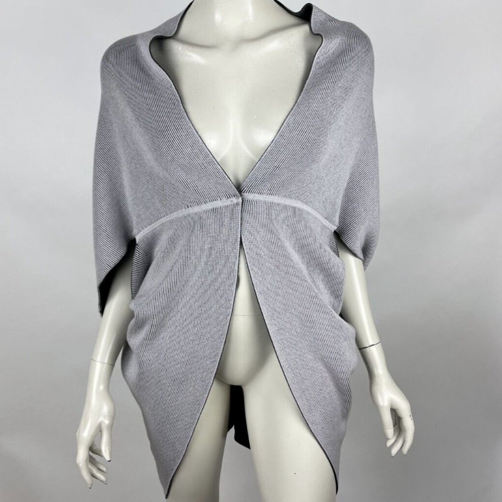 Lululemon Exaltation Wrap Cardigan Women‎ OS Cotton Silk Open Front Reversible